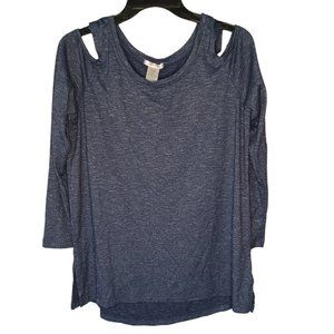 Matty M Cold Shoulder Top Size Large